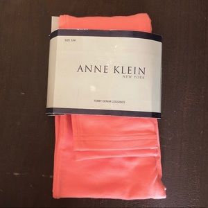 Anne Klein Terry “Denim” Leggings with Pockets NWT